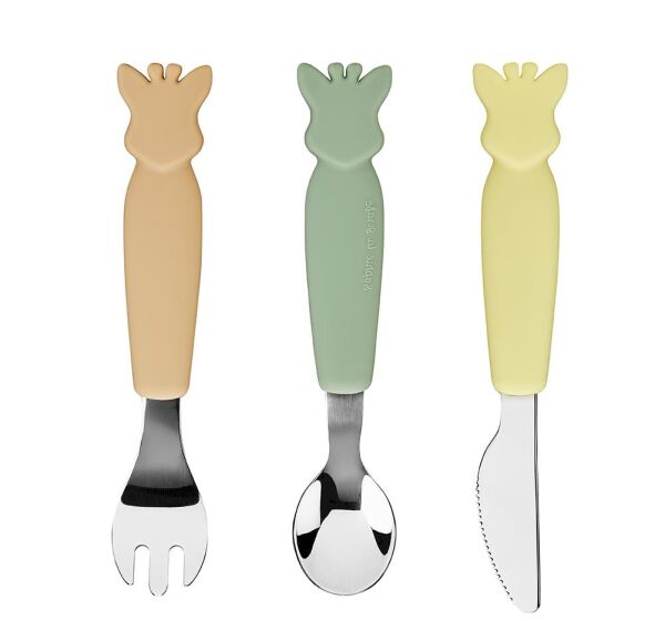 Sophie La Girafe Metal Çatal Bıçak Takımı