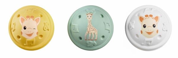 Sophie La Girafe 3'lü Kauçuk Müzikli Toplar