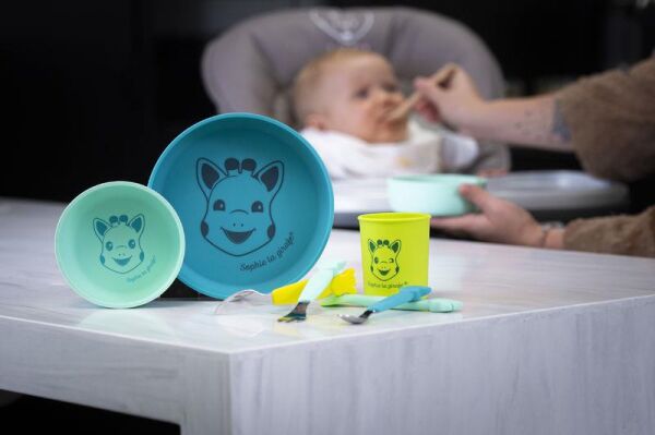 Sophie la Girafe  Silikon Mama Seti Mavi