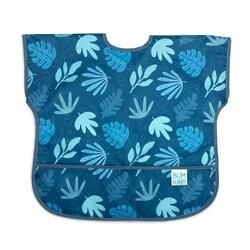 Bumkins Kısa Kollu Önlük (1-3 Yaş) Blue Tropic