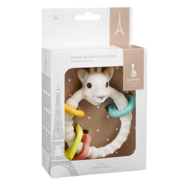 Sophie la Girafe so pure coloring renkli halka dişlik
