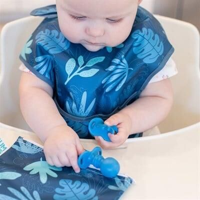 Bumkins Superbib Önlük (6-24 ay) Blue Tropic