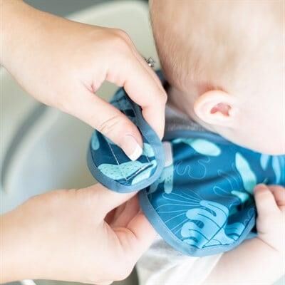 Bumkins Superbib Önlük (6-24 ay) Blue Tropic