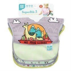 Bumkins Superbib Önlük 3'lü Paket No Prob-Llama & Llamas & Cacti