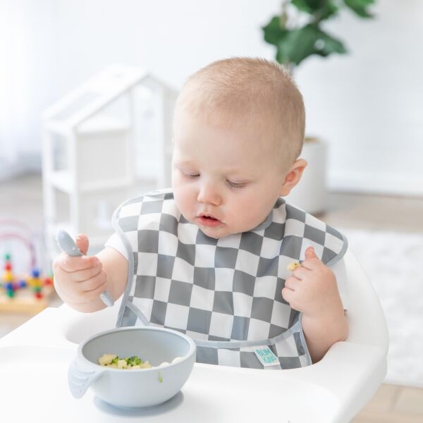 Bumkins SuperBib Önlük - 3lü Paket Palms + Checks