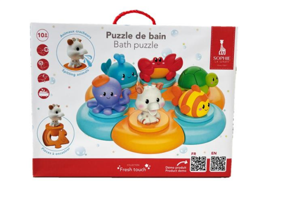 Sophie la girafe Bath Puzzle Banyo Oyuncağı