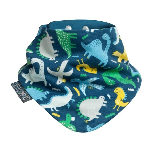 Cheeky Chompers Neckerbib Stripes & dino