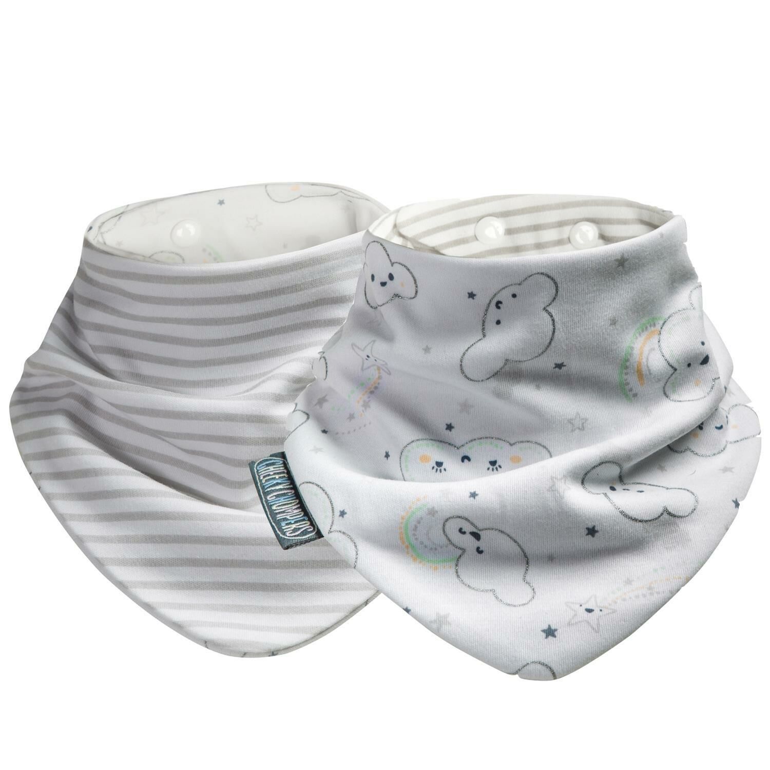 Cheeky Chompers Neckerbib Every Cloud 2 pack