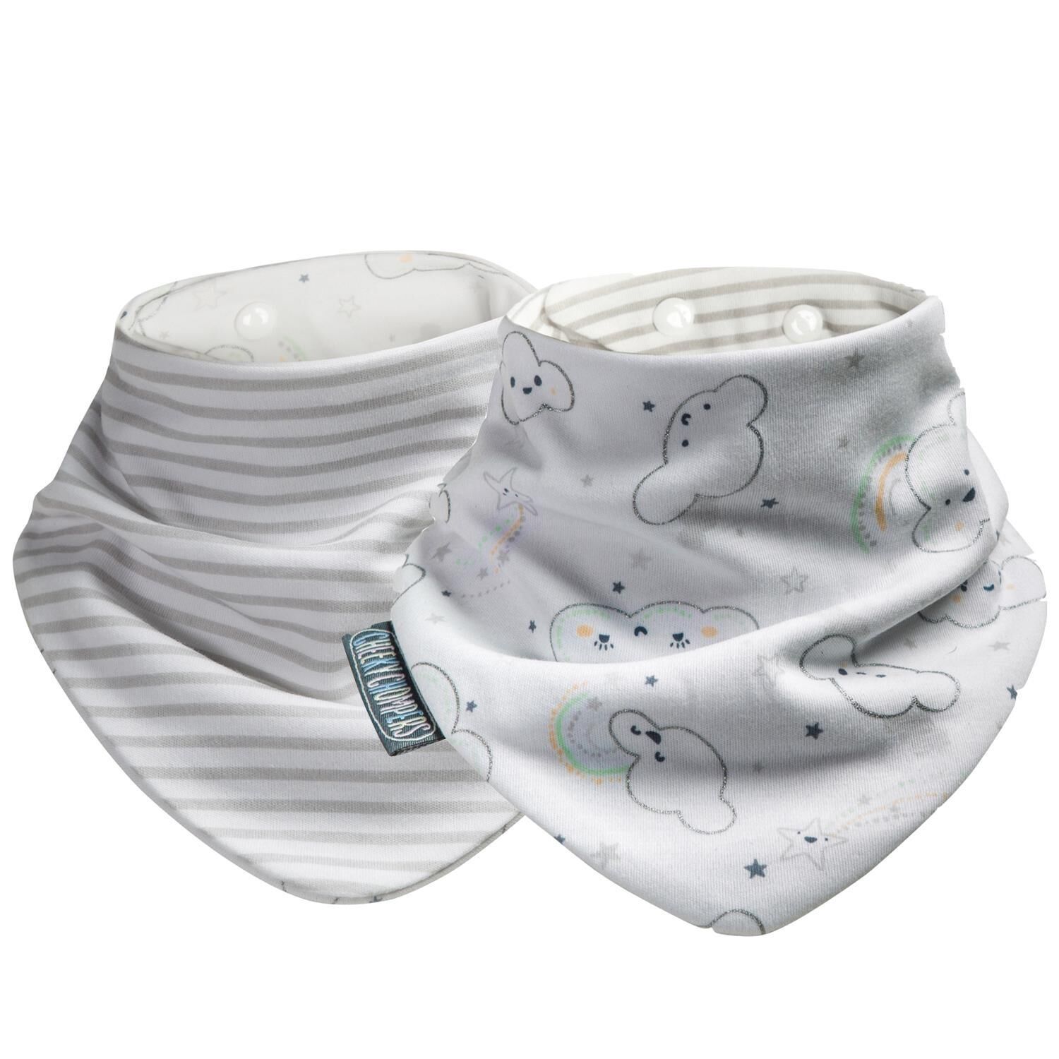 Cheeky Chompers Neckerbib Every Cloud 2 pack