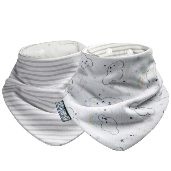 Cheeky Chompers Neckerbib Every Cloud 2 pack