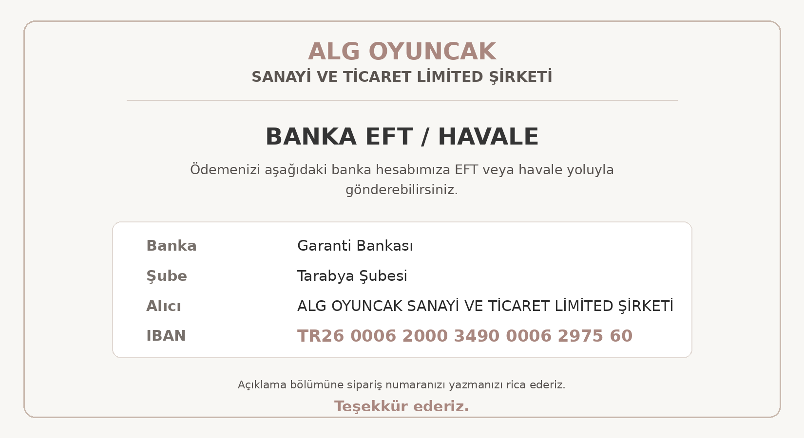 Ödeme Yöntemi