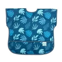 Bumkins Kısa Kollu Önlük (1-3 Yaş) Blue Tropic