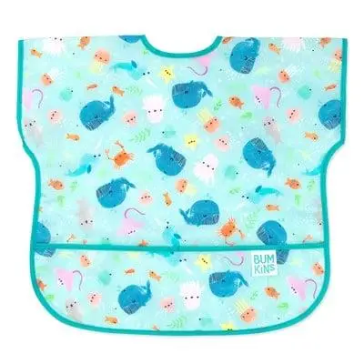 Bumkins Kısa Kollu Önlük (1-3 Yaş) Ocean Life