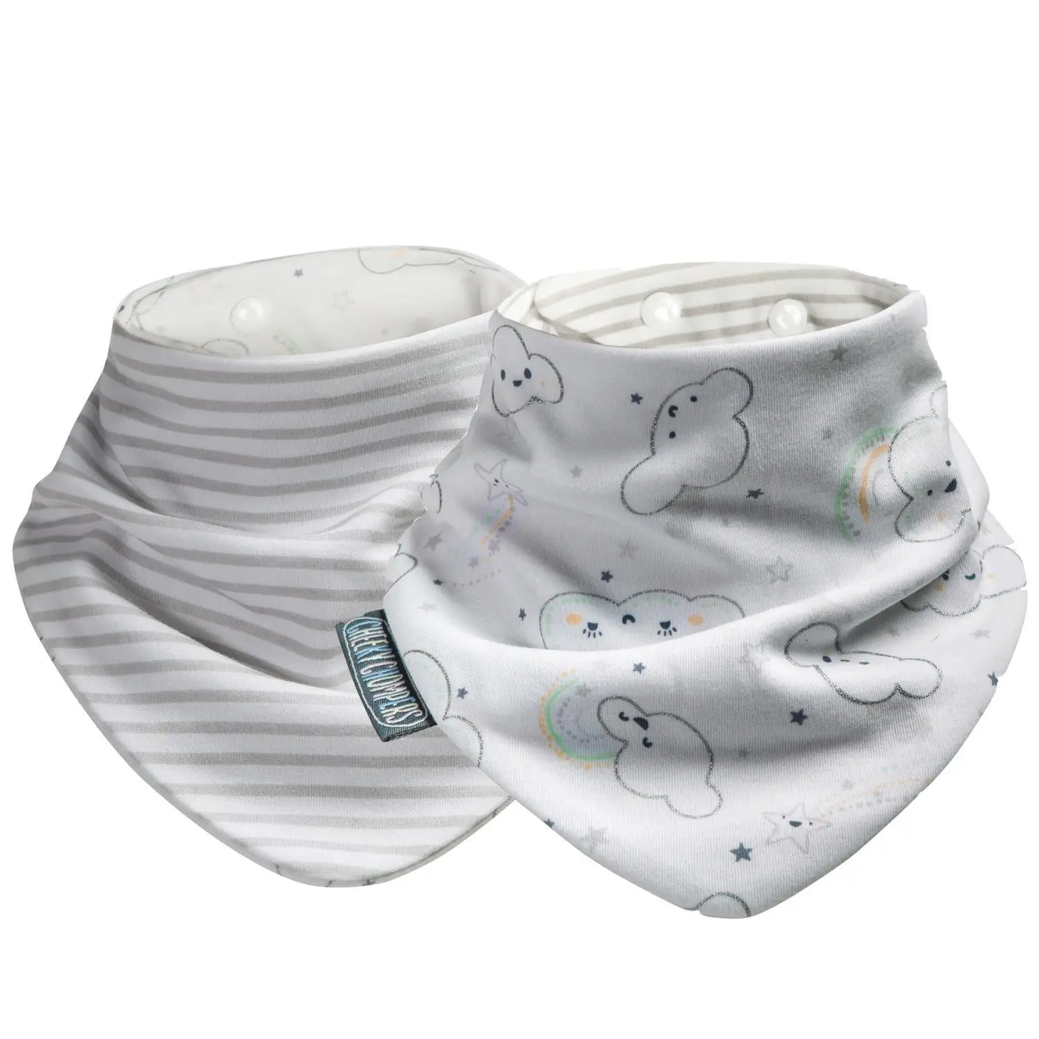Cheeky Chompers Neckerbib Every Cloud 2 pack
