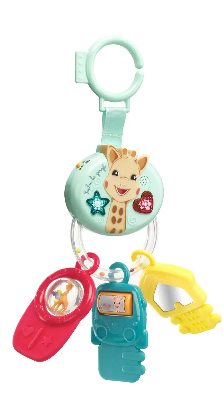 Sophie la Girafe Lights & sound sesli ve ışıklı anahtar çıngırak