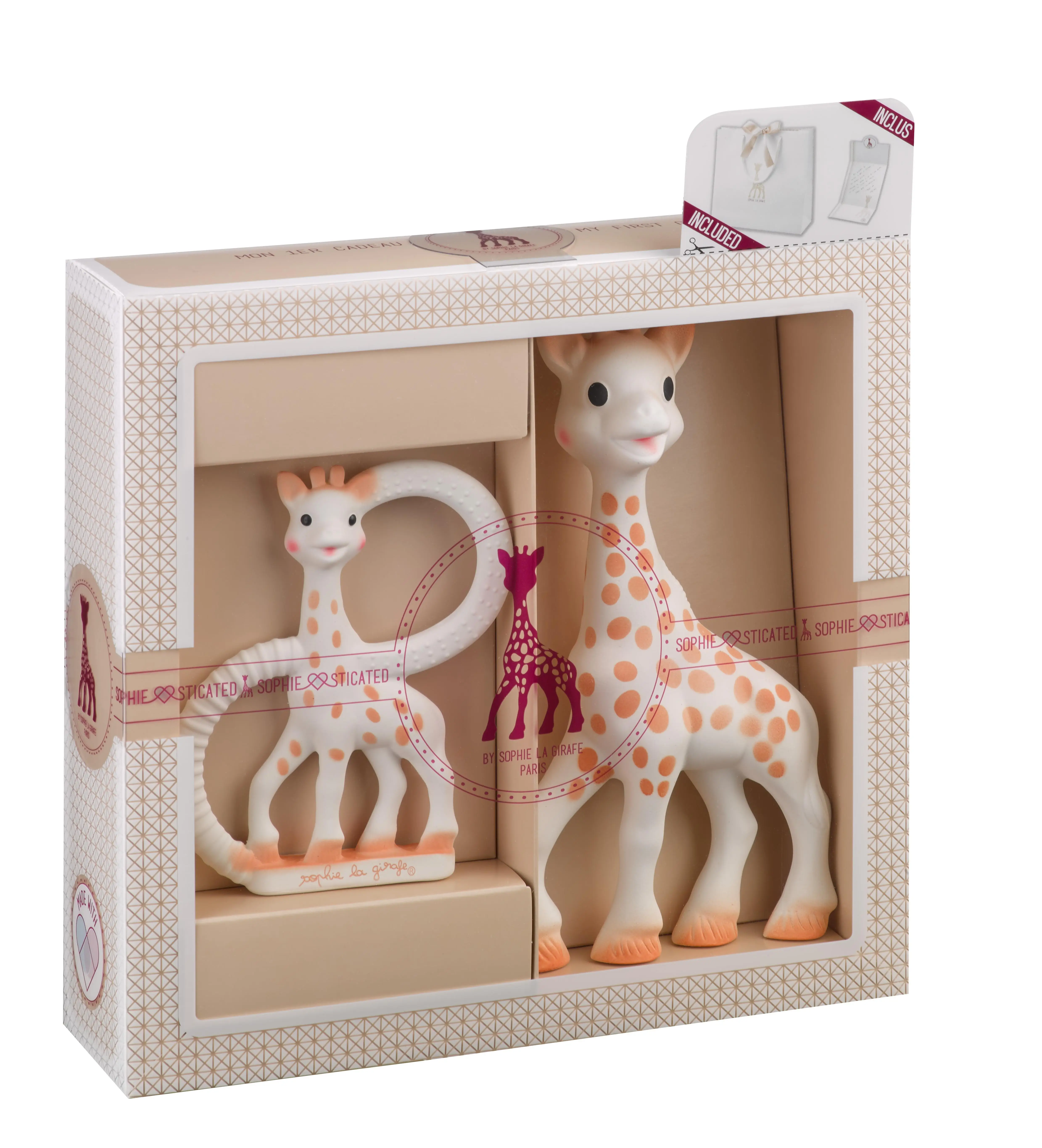Sophie la Girafe Sophiesticated Yeni Doğan Hediye Seti1